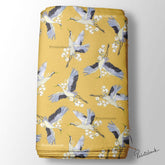 Floral Kingfisher Bird Printed Fabric Material Online